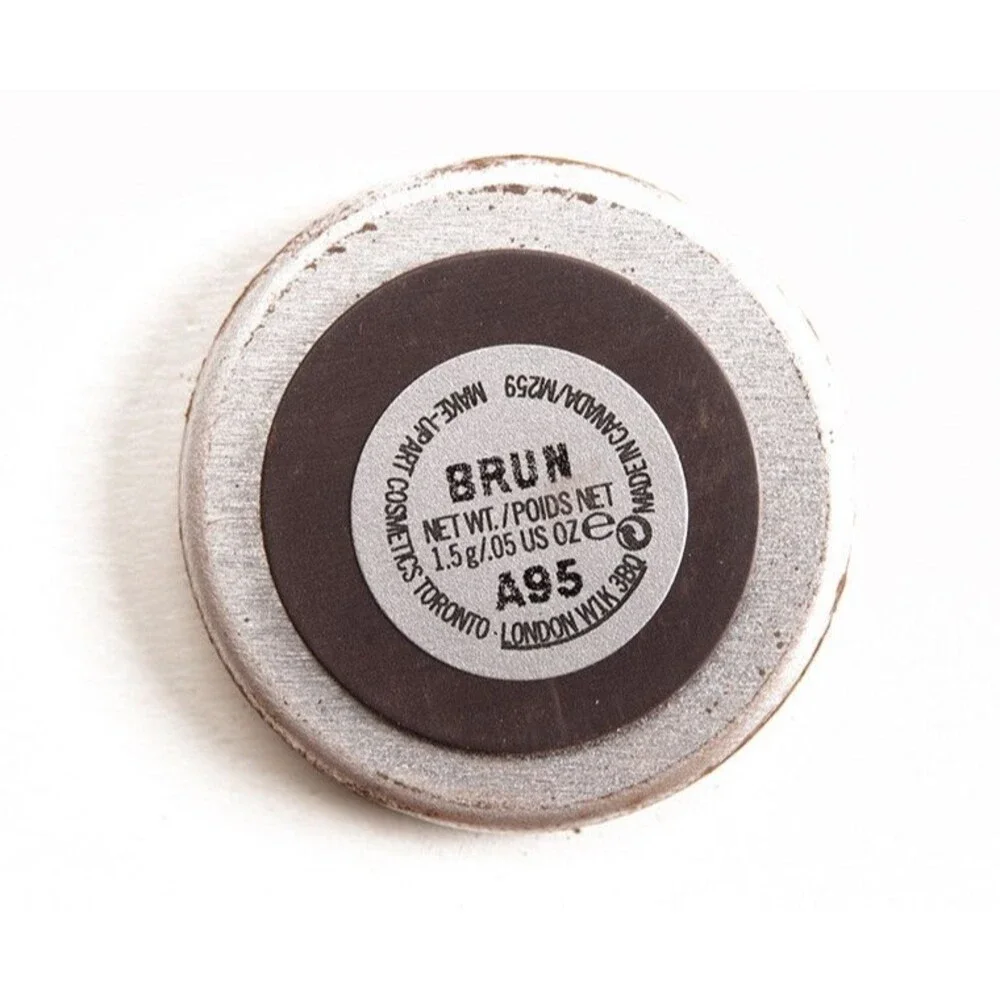 MAC BRUN Eye Shadow ~ Muted Black Brown Satin ~ Pro Palette Pan Refill